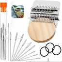 Kjsdsss Knit Patch Kit PatchMaker 2.0, Loom Knitting Kit for Beginners, Knits Patchs Mending Kits Mini Looms, Worn Spots, Holes, and Stubborn Stains Into Beautiful (14 Hooks)