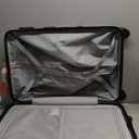 Hanke 24 Inch Expandable Checked Luggage Lightweight PC Hard Case Luggage Suitcases with Wheels TSA Luggage Rolling Large Suitcase Travel Luggage Bag for Go to University(Burgundy)