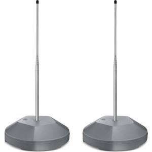 MorningRo 2 Pcs Pool Float Storage Rack Pool Float Holder Water Filling Base Stainless Steel Equipment Holder Portable Scalable Rack for Swimming Outdoor Storage(13 x 59 in,Grey)