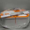 Spin Mop Bucket with Wringer System Extended Mop Handle 61Mop and Bucket for Floors Cleaning with 5 Replacement Head Refill 1 Cleaning Brush Head