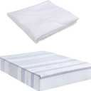 Vibe Gel Memory Foam 12-Inch Mattress with Bonus Mattress Protector| CertiPUR-US Certified | Bed-in-a-Box, Twin XL, White