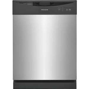 Frigidaire FDPC4221A 24 Inch Wide 14 Place Setting Built-In Front Control Dishwasher with 2 Wash Cycles and Energy Saver Dry Option - Stainless Steel
