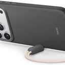 Beats iPhone 17 Pro Max Kickstand Case with MagSafe & Camera Control, Built in Stand & Lanyard, Matte Finish with Microfiber Lining  Granite Gray