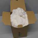 Bedsure White Throw Fleece Blanket for Couch - Super Soft Cozy Blankets for Women, Cute Small Throws for Girls, 50x60 Inches, Wider Striped Design (Throw (50" x 60"), White)