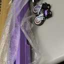 Foldable Utility Cart Folding Portable Rolling Crate Handcart with Durable Heavy Duty Plastic Telescoping Handle Collapsible 4 Rotate Wheels for Travel Shopping Moving Luggage Office Use (Purple)