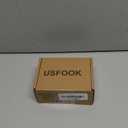 2 Pack Curtain Holdbacks, USFOOK Decorative Window Drapery Tiebacks (2 Pack/1 Pair), Curtain Tie Back Hooks for Wall with Gold Translucent Finials (3.95" L x 3.4" W)