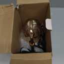 Candle Warmer Lamp Adjustable Timer - Electric Flower Glass Candles Warmers Adjustable Height Dimmable Vintage Base Modern Wax Candles Top Warmers for Small Jar Scented Wax Melts (Amber)