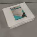 RUVANTI Full Size Sheets Set, Brushed Microfiber Sheets 4 Pieces (1 Fitted Sheet, 1 Flat Sheet, 2 Pillowcases), with 15-inch Deep Pockets, Lightweight & Compfy Premium Hotel Bedding, White