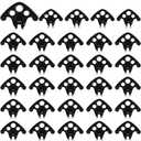 Cinnvoice 50 Pcs Snow Guards for Metal Roofs Plastic Roof Ice Guard Metal Roof Snow Guards Stops Guard Block Stops Breaks for Standing Seam Roofing, Set Screws Included