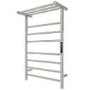 KWW Heated Towel Rack, Remote Control with APP Tuya, Towel Warmer with Timer, Wall Mounted Hot Towel Warmer for Bathroom (Polished, 7+3Bars)
