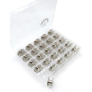 LNKA Singer Class 66 Metal Bobbins 1 Box/25 Pcs 172222 for Singer 66, 66-6, 99, 99-13, 185, 185CL, 192