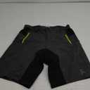 Kids Padded Bike Shorts with Padding Boys Teen Cycling Mountain Biking Shorts Zipper Pockets