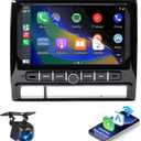 9 inch Car Radio Stereo Head Unit Upgrade for Toyota Tacoma 2005-2015 with Android13/5G WiFi/Wireless CarPlay/Android Auto/Touch Screen/GPS Navigation/Bluetooth/FM Radio/AHD Backup Camera(4G+64G)
