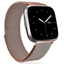 STAINLESS STEEL MESH BAND FOR USE WITH FITBIT VERSA ROSE GOLD - New