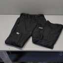 SkiGear Women's Insulated Snow Pants, Black, 1X Size XS 31L