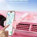 VICSEED Pink Phone Holder for Your Car [Sturdy & Durable] [Powerful Suction] Dashboard Windshield Air Vent Car Phone Holder Hands Free Phone Mount for Car for iPhone Android, Pink Car Accessories