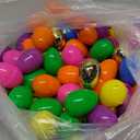 [ 6 Surprise Golden Eggs ] 100 Pack Prefilled Easter Eggs with Assorted Toys Inside, 100 Plastic Easter Eggs Fillers with Fidget Toys, Easter Basket Stuffers Easter Party Favors for Kids Boys Girls