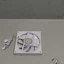 POPETPOP RGB Silent Cooling Fan for Desktop PC Adjustable Airflow LED Lighting Effects Durable Quiet Operation for Gaming and Workstation Use Case Fan for Enhanced Performance