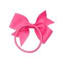 2 x CLLOT Baby Hair Ties with Bows,50pcs 2inch Baby Hair Bows Durable Rubber Bands Ponytail Holders Toddler Essential Hair Accessories for Infants Baby Girls in Pairs