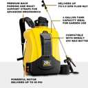 4-Gallon Battery Powered Backpack Sprayer, Compatible with DeWalt 20V MAX, 0-90 PSI Adjustable, 100+ Gal Per Charge, Cordless Garden Sprayer for Lawn Care, Tool Only (Battery Not Included)