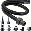 Paddle Board Pump Adapter Hose, Universal Sup Pump Adaptor Hose with 7 Air Valve Nozzles Fits for Most Sup Pump, Swivel Threaded Connector, Inner Diameter 0.9inch