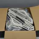 60 Pack Heavy Duty Plastic Hangers, Non Slip Clothes Hangers with Rubber Pads and 360 Hook - Thin Space Saving Hanger, Closet Organizer for Shirt, Pants, Suit, Skirt,Coat - Gray