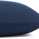 Amazon Basics Lightweight Super Soft Easy Care Breathable Microfiber 4 Piece Bed Sheet Set with 14-Inch Deep Pockets, King, Navy Blue, Solid