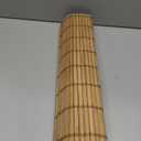 UNISHADES No Drill Cordless Bamboo Roman Shades, Light Filtering Woven Natural Bamboo Window Covering, Easy Install Roman Style Shade, for Window Size 22.5" W × 64" H - Alternate Sand Tan