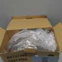 Aveniee Rotating Makeup Organizer for Vanity, 3 Tier Perfume Organizers and Storage for Bathroom Countertop, Clear Spinning Skincare Counter Shelf Holder for Dresser,Brown