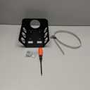 LCGP 5LB Propane Tank Holder, Heavy Duty Steel Propane Tank Mount with Black Powder Coated Surface for RV, Trailers, Truck, Jeep, Camper