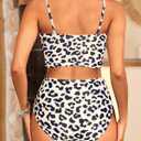 Tempt Me Women Bandeau Bikini Set Strapless High Waisted Two Piece Swimsuit Longline Bathing Suits. XL Size