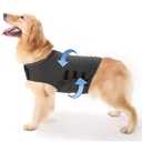 HCHYEY Dog Thunder Vest, First Generation Calming Jacket for Dogs - Dog Shirt for Anxiety, Firework and Separation, Keep Pet Calm Without Medicine & Training, Anti Anxiety Coat for Dogs (Dark Grey, M)