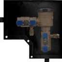 Backflow Preventer Cover Insulated Pouch, Sprinkler Valve Cover Insulated, Pipe Insulation Cover, Protects from Severe Snow and Intense Sun, Winter Water Well Pump Covers (Black 13" W12" H)