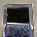 R40S PRO Retro Gaming Console, 30000+ HD Games Handheld Game Console, 3800mAh Rechargeable Mini Retro Video Console with 256GB TF Card, Portable Pocket Arcade (Transparent Blue)