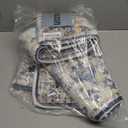 Lahome Reine Bohemian Floral Medallion Area Rug - 2x3 Blue Small Kitchen Rug Machine Washable Front Door Rug, Soft Non Slip Indoor Floor Throw Carept for Bedroom Bathroom Mud Room Entry Way