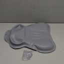 Silicone Bath Pillow, New Material Bath Pillows for Tub Head Neck and Back Support, Bath Tub Pillow with 4D Press Inflatable Airbag and Non-Slip Strong Suction Cups, Quick-Drying, Easy to Store, Gray