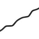 Elevon Olympic Curl Barbell Bar 48", 2-Inch Heavy-Duty Chrome Curling Bar for Biceps, Weight Lifting & Squats, 350LB Capacity, Fits 2" Weight Plates (Black)