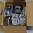 Panasonic Cordless Phone with Advanced Call Block, Bilingual Caller ID, Easy to Read Large High-Contrast Display, Expandable System with 1 Handset, Home Phone - KX-TGD810B (Black)