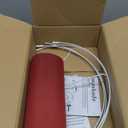 GOSO Large Burgundy Lamp Shade Set 1, 16"x10" Spider Fitter,Replacement Lampshade for Floor Lamps,Victoria Natural Shade for Side Table Lamps Bedroom-Simple Assembly (Harp and Finials Not Included)