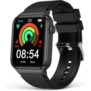 Smart Watch for Men Women,Fitness Tracker Bluetooth Call Watches with Heart Rate Monitor/Pedometer/Sleep Monitor,Activity Trackers with IP67 Waterproof100 Sport Mode,Smartwatches for Android iOS