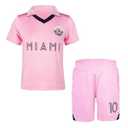 BDONDON Soccer Jerseys for Kids #10 Mia-Mi Me-ssi Youth Soccer Jersey for Boys & Girls Uniform Kids Football Shirt Gift Set(Mia-P, 14Y)