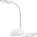 Marhynchus 13 LED Table Lamp, Eye Reading Light Flexible USB Desk Light for Laptop, Desktop PC (White)