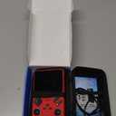 FVBADE 35000 in 1 V40 PRO Handheld Game Console 3.5 inch IPS Screen Mini Retro Console 3800mAh Portable Pocket Arcade 45+ Mainstream Emulator 256G TF Card Transparent(Red)