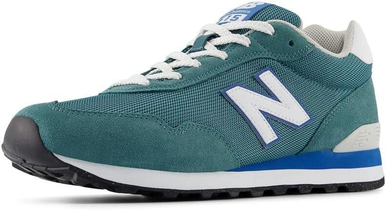 New Balance Men's 515 V3 Sneaker, New Spruce/ White, 9.5