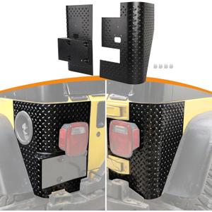 RT-TCZ for Jeep TJ Body Armor Rear Corner Guards Quarter Panel for Jeep Wrangler TJ 1997-2006 Black Exterior Accessories 2pcs