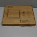 FENNIO Vanity Mirror with Lights, 12" x 16" Lighted Makeup Mirror with Smart Touch Control, 3 Color Modes & Brightness Adjustable, LED Makeup Mirror with 10X Magnification, Square Gold