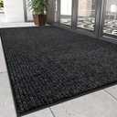 Vicwe Indoor Outdoor Door Mat,4'x8' Heavy Duty Front Door Mat, Non-Slip Washable Doormats Entrance Mats, Dirt Resistant and Absorbent Doormat, Commercial Outdoor Entrance Floor Mat for Home Office