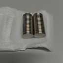 MIN CI 30 Pcs Super Strong Rare Earth Magnets, 20 x 3 mm Decorative Round Silver Neodymium Fridge Magnets, Multifunctional for Crafts, Whiteboard, Locker