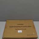 Golf Hitting Mats Training Equipment, Golf Practice Mat with Instant Swing Path Feedback, 3 Replaceable Golf Training Mats with No-Slip Heavy Duty Rubber Base