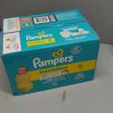 Pampers Swaddlers Diapers, Size 0 (up to 10 lbs), 84 Count, Absorbent, Keeps Baby Dry and Comfortable, Skin Safe Disposable Baby Diaper (Newborn)